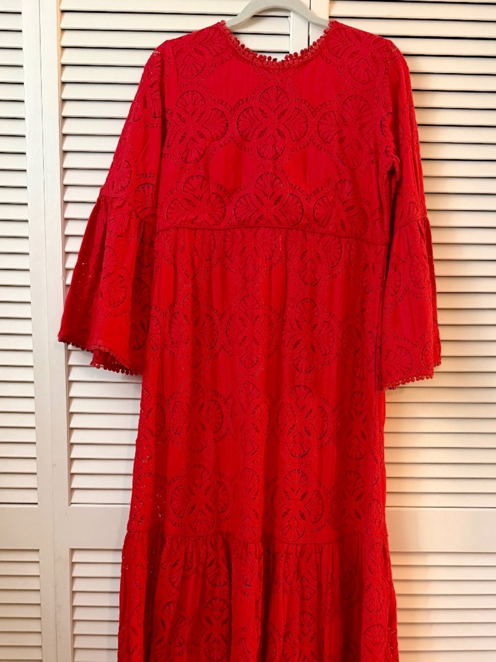 Gorgeous, Lexy London, Spanish lace maxi dress